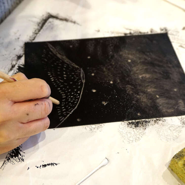 MONOTYPE AVEC MATHILDE PONCET