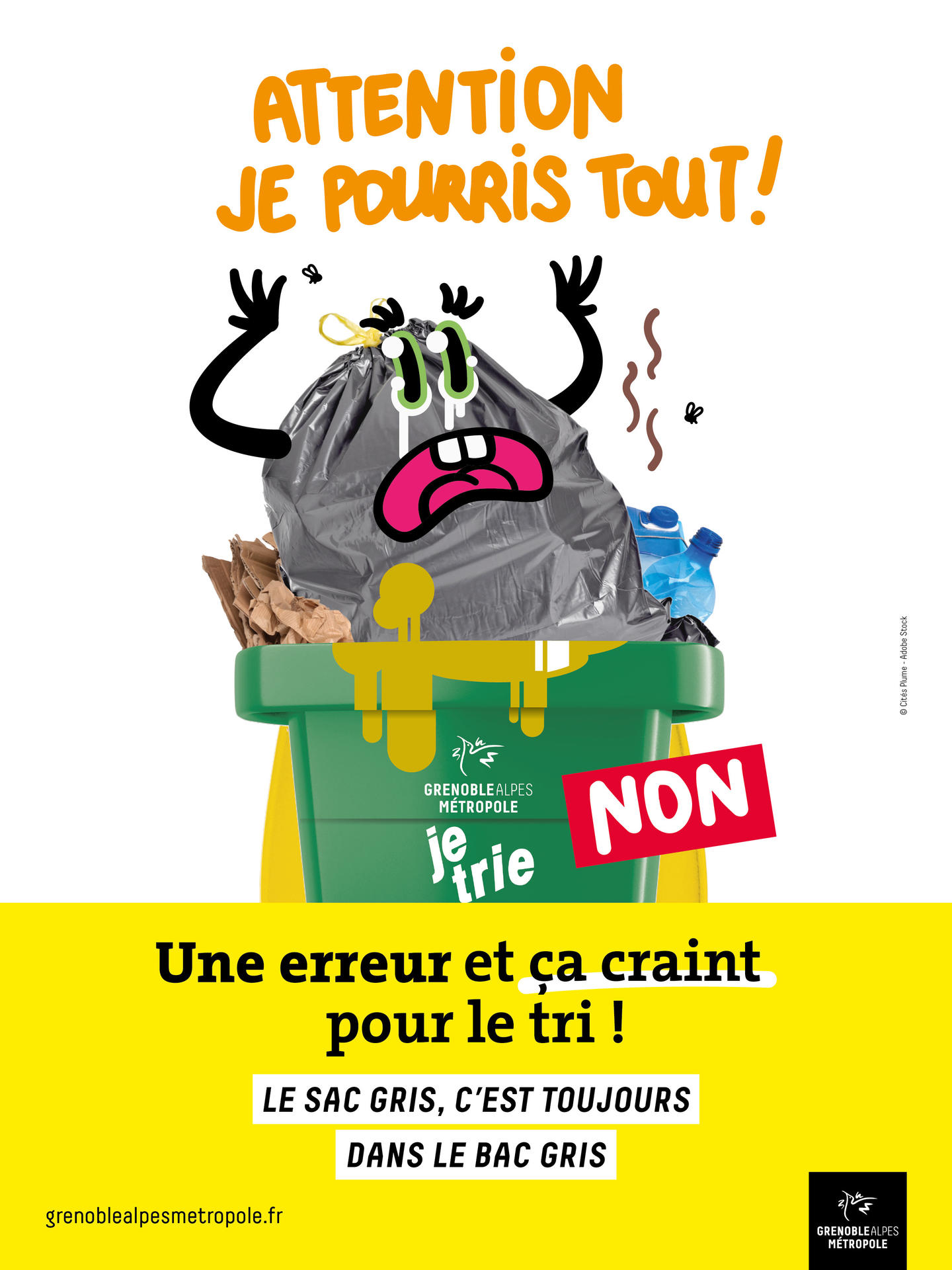 Le tri des déchets alimentaires dans la métropole grenobloise